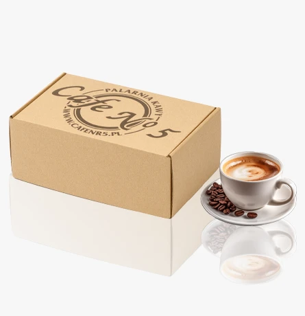 personalizowane opakowanie cafe nr 5 podkreślające aromat i wyrafinowany smak kawy